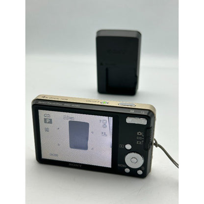 ソニー SONY デジタルカメラ Cybershot W350 ゴールド DSC-W350/N デジカメ サイバーショット コンパクト 中古 W４