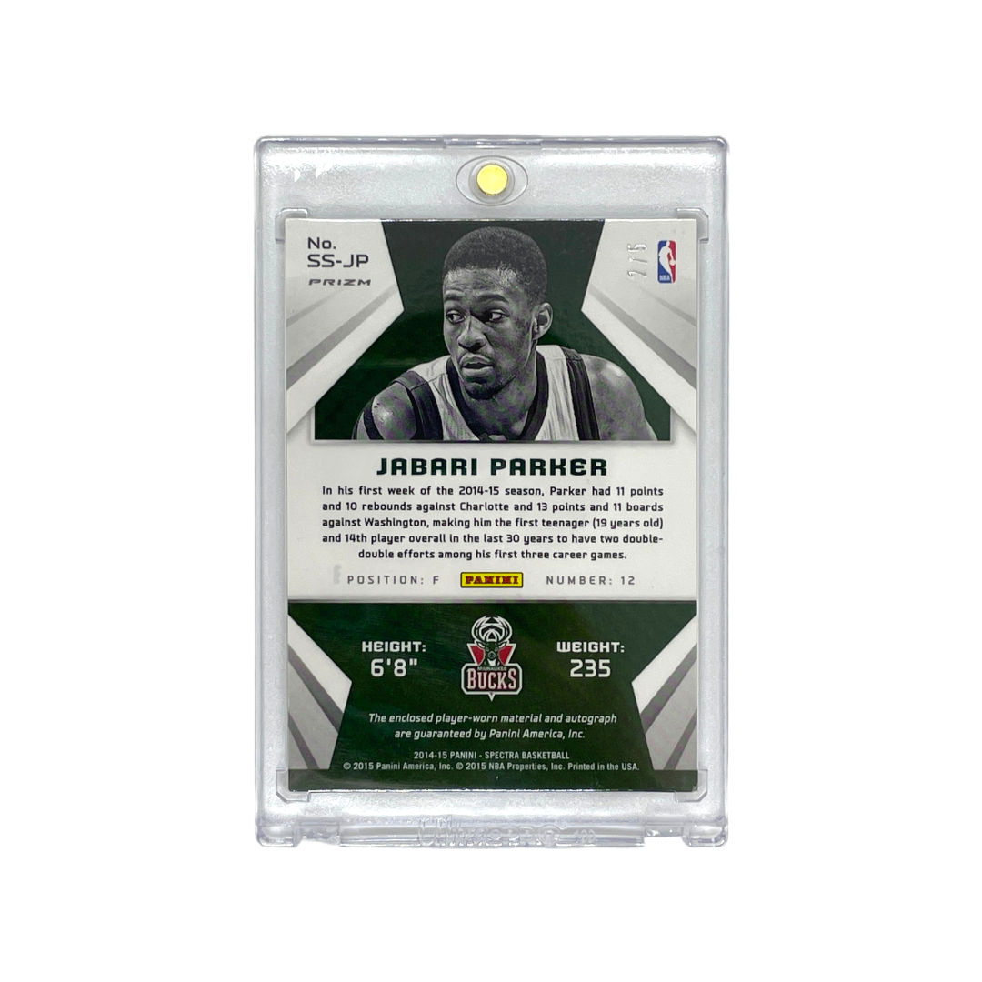 PANINI NBAカード SPECTRA PRIZM GREEN JABARI PARKER 2/5 #SS-JP 中古 IT1