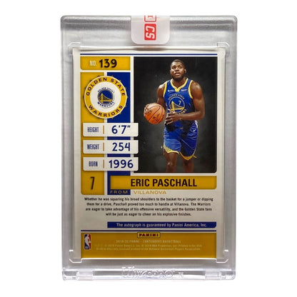 未開封品 PANINI NBAカード CONTENDERS ERIC PASCHALL WARRIORS 13/25 #139 中古 IT2