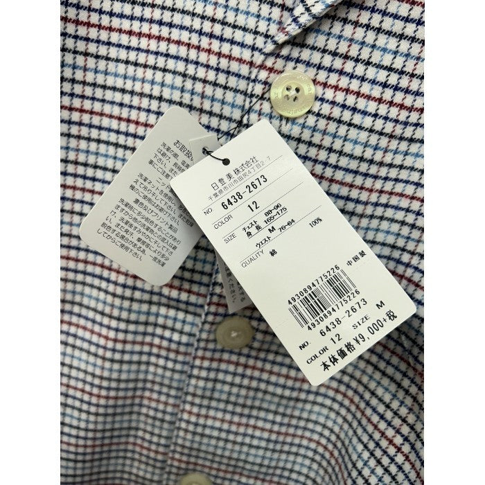 Munsingwear マンシングウェア パジャマ 上下セット チェック メンズ M 寝間着 長袖 秋 冬 春 中古 W４