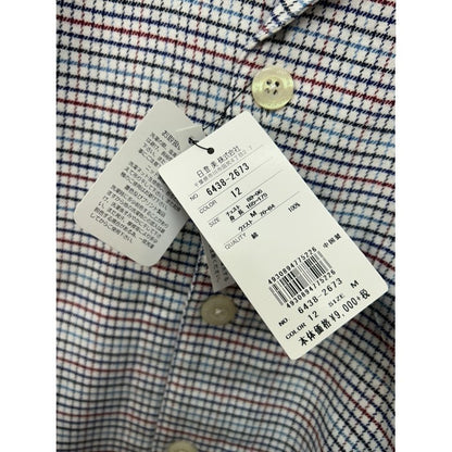 Munsingwear マンシングウェア パジャマ 上下セット チェック メンズ M 寝間着 長袖 秋 冬 春 中古 W４