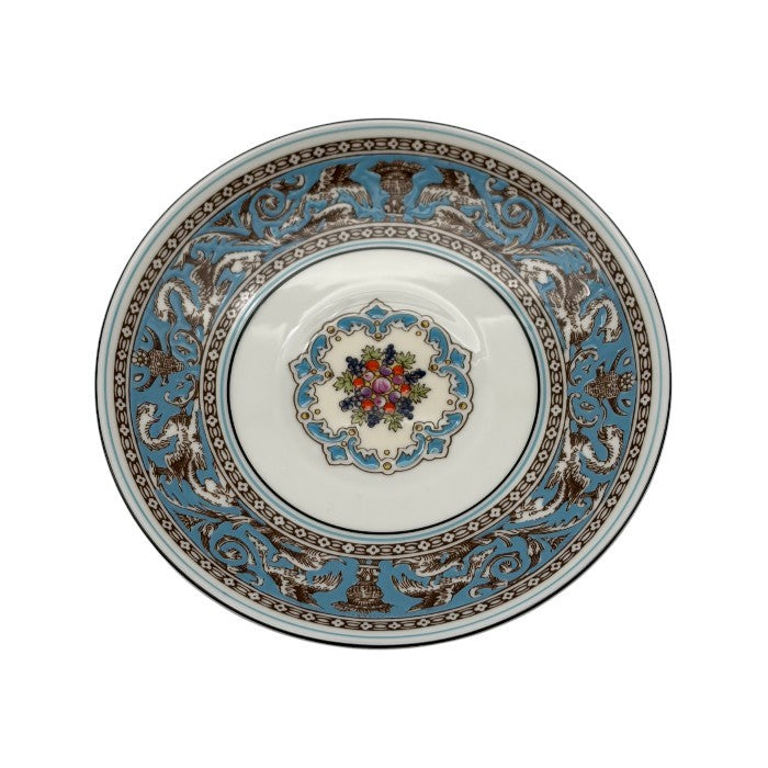 Wedgwood ウェッジウッド フロレンティーンターコイズ  ティーカップ＆ソーサー ペア 洋食器 ブランド おしゃれ 紅茶 中古 W1