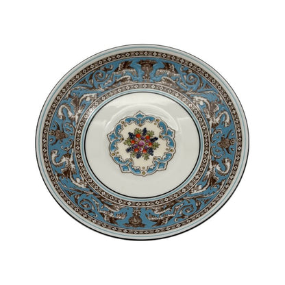 Wedgwood ウェッジウッド フロレンティーンターコイズ  ティーカップ＆ソーサー ペア 洋食器 ブランド おしゃれ 紅茶 中古 W1