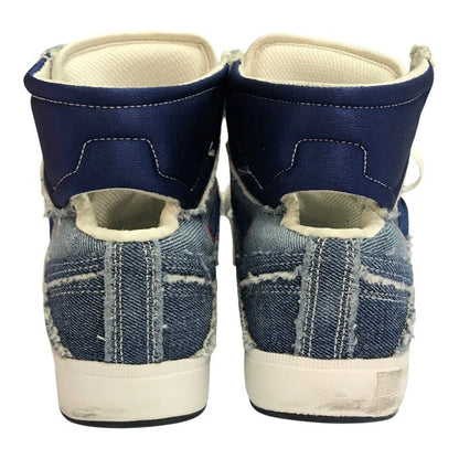 NIKE ナイキ エア トゥループ2 スニーカー レディース ミッドカット デニム ダンス 軽量 ブルー 23.0cm 441839-400 中古 T1