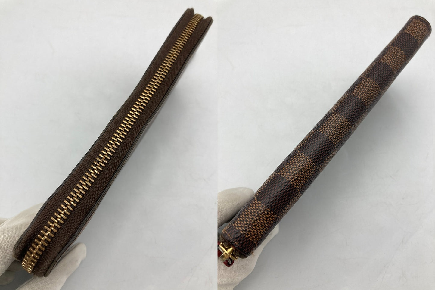 LOUIS VUITTON ルイヴィトン ダミエ ポルトフォイユ・クレマンス N60534 中古 D4