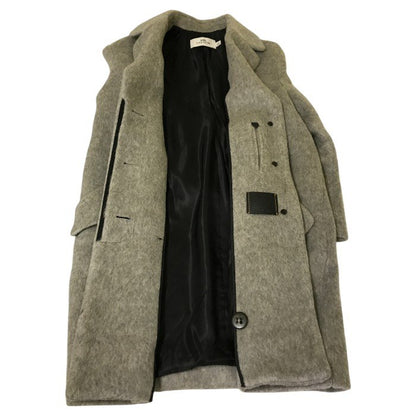 COACH コーチ チェスターコート レディース 冬 モヘヤ グレー XSサイズ 10792 アウター ウール ブランド 中古 W1