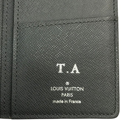 LOUIS VUITTON ルイヴィトン タイガ ポルトフォイユブラザ 長財布 メンズ 2つ折り シンプル 定番 グレー M32653 中古 T1
