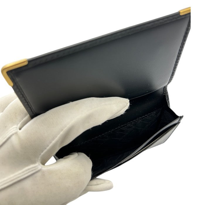 dunhill ダンヒル レザー カードケース 名刺入れ 本革 メンズ ブランド ミニ コンパクト 中古 W４