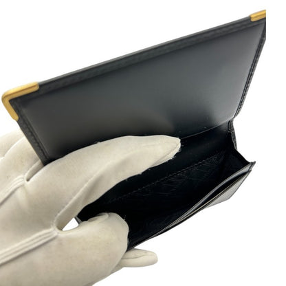 dunhill ダンヒル レザー カードケース 名刺入れ 本革 メンズ ブランド ミニ コンパクト 中古 W４