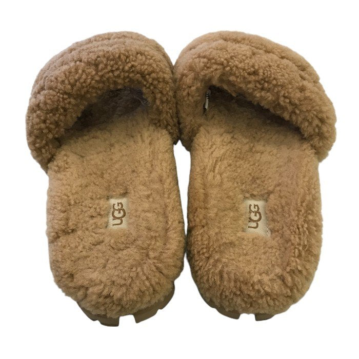 UGG Cozetta Curly コゼッタ カーリー サンダル レディース 冬 ボア CHESTNUT 23cm 1130838 中古 M1
