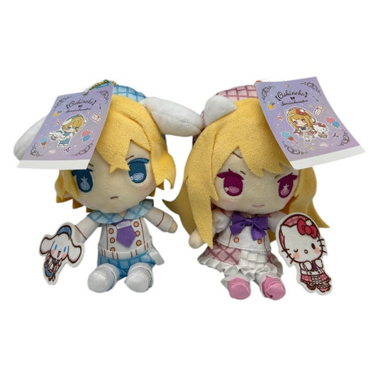 未使用品 サンリオ ハローキティ × 推しの子 マスコットホルダー ルビー シナモロール × 推しの子 マスコットホルダー アクア セット Sanrio コラボ ぬいぐるみ キティちゃん シナモン 中古 W４