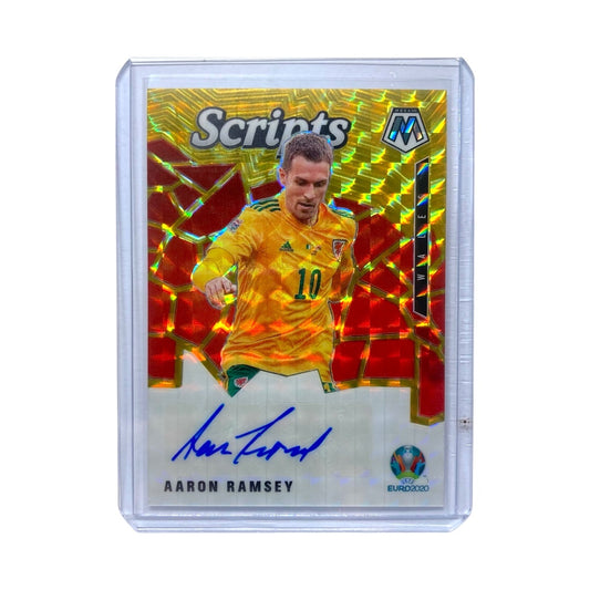 PANINI サッカーカード MOSAIC UEFA EURO PRIZM AARON RAMSEY WALES 02/10 #SM-AR 中古 IT2