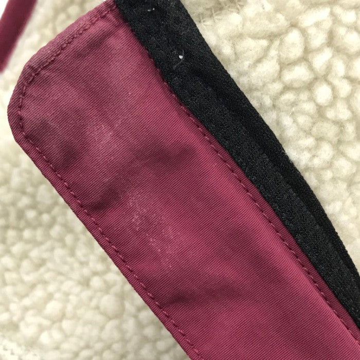 patagonia パタゴニア ウィメンズ クラシック レトロX ベスト レディース フリース 防風 定番 ベージュ/レッド Mサイズ 23083 中古 T1