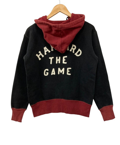FREEWHEELERS フリーホイーラーズ HARVARD THE GAME アタッチドフード スウェットパーカー サイズ38 メンズ 中古 D4