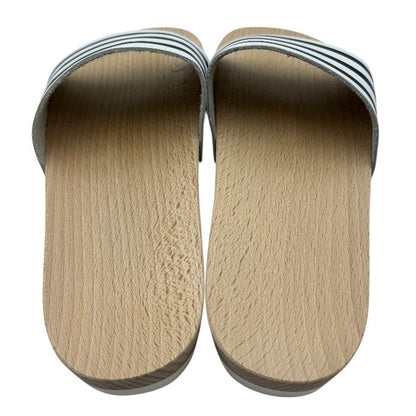 adidas ORIGINALS アディダスオリジナルス アディレッタ ウッド サンダル S79365 22.5cm 夏 レディース かわいい ボーダー 靴 シューズ 中古 W４