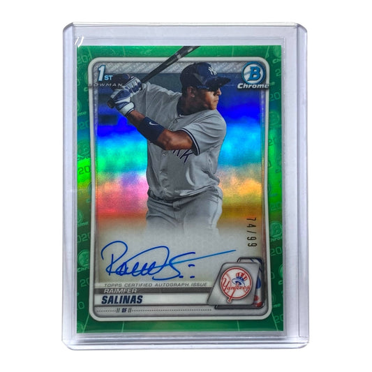 TOPPS MLBカード BOWMAN CHROME RAIMFER SALINAS YANKEES 74/99 #CPA-RS 中古 IT2