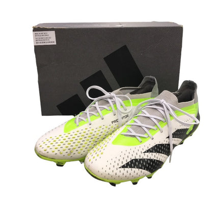 adidas アディダス PREDATOR ACCURACY.1L シューズ メンズ オールシーズン スパイク ホワイト/イエロー 27cm IE9429 中古 M1