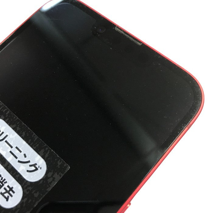 Apple iPhone 14 128GB スマートフォン 5G SIMフリー デュアルSIM レッド MPV93J/A 中古 T1