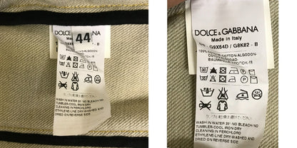 DOLCE & GABBANA ドルチェ&ガッバーナ ブルゾン メンズ デニム ジップアップ グレー 44サイズ アウター 秋 冬 中古 W1