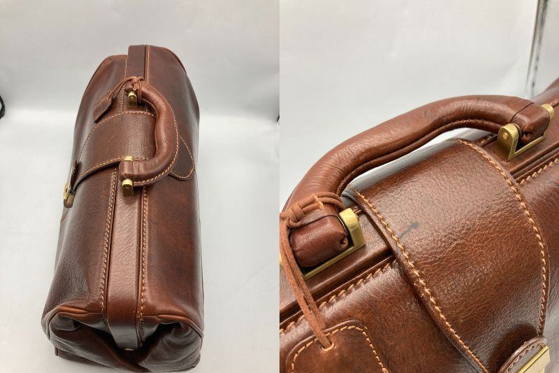 THE BRIDGE ザ ブリッジ レザー ドクターズバッグ ダレスバッグ 中古 D4