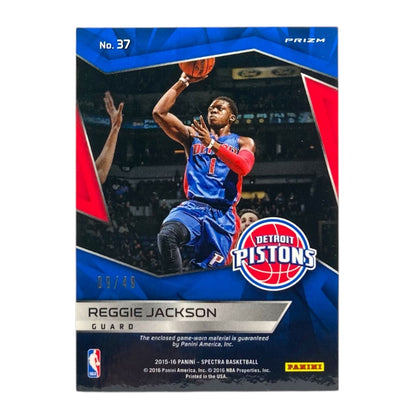 PANINI NBAカード SPECTRA PRIZM REGGIE JACKSON DETROIT PISTONS /49 #37 中古 IT2