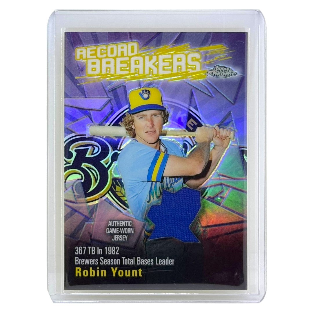 TOPPS MLBカード CHROME ROBIN YOUNT MILWAUKEE BREWERS #RBCR-RY 中古 IT1