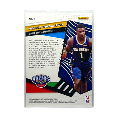 PANINI NBAカード REVOLUTION ZION WILLIAMSON NEW ORLEANS PELICANS #1 中古 IT2