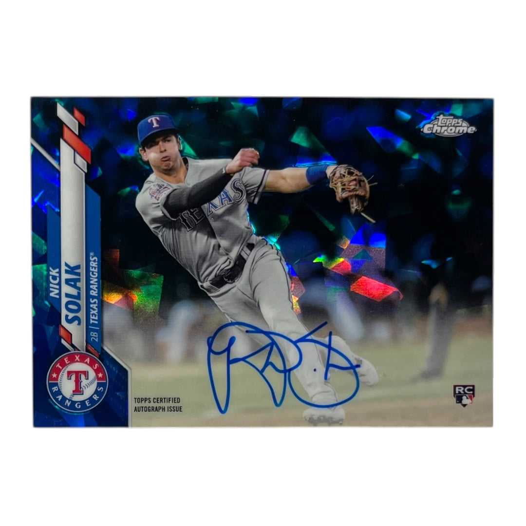 TOPPS MLBカード CHROME NICK SOLAK TEXAS RANGERS #CSA-NS 中古 IT2