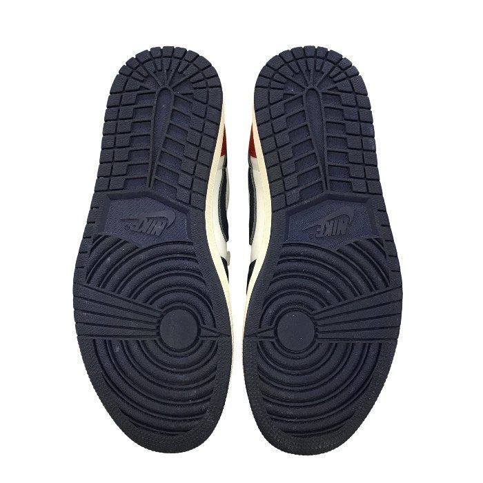 NIKE ナイキ Air Jordan 1 Retro Low OG Howard スニーカー メンズ ロゴ レッド/ネイビー 26cm HQ2993-100 中古 N1