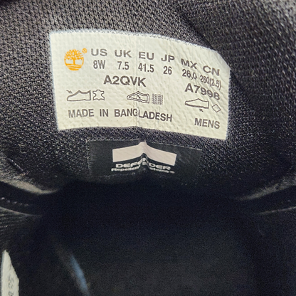 Timberland ティンバーランド BRIDGTON CHUKKA ブリッジトン チャッカ スニーカー メンズ ハイカット ヌバック ブラック 26cm A2QVK 中古 T1