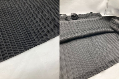 PLEATS PLEASE プリーツプリーズ イッセイミヤケ フレンチスリーブ カットソー サイズ3 ブラック 中古 D4