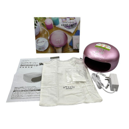 ALINCO アルインコ ハンドマッサージャー ハンドイーズ ヒーター機能 ピンク MCR6019P 医療機器認証番号：301AGBZX00038000 マッサージ器 家電 手 ハンドケア 手のひら 指 中古 W４