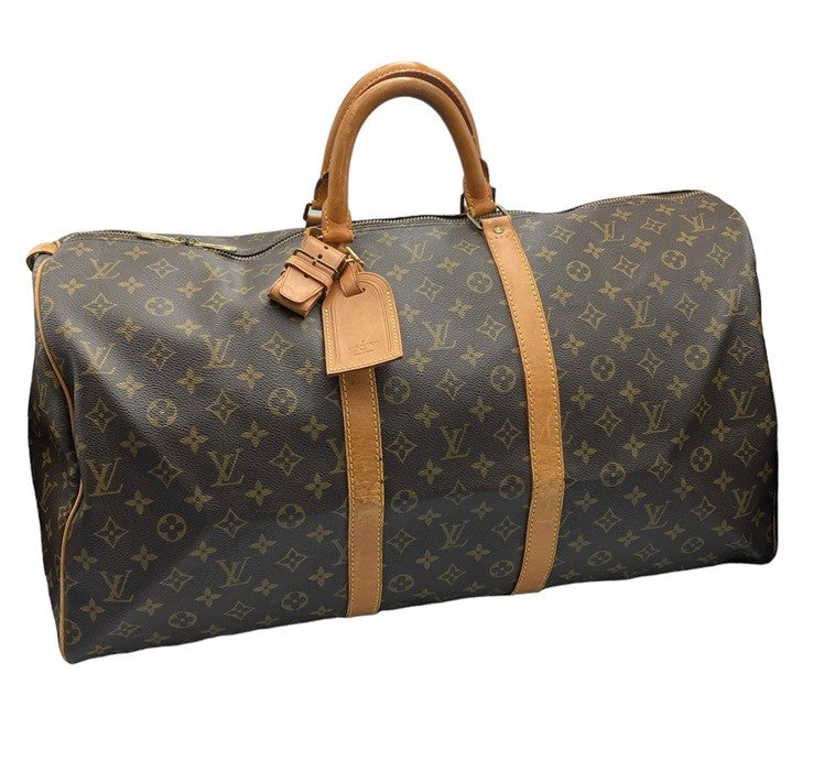 LOUIS VUITTON ルイヴィトン モノグラム キーポル55 M41424 中古 D4