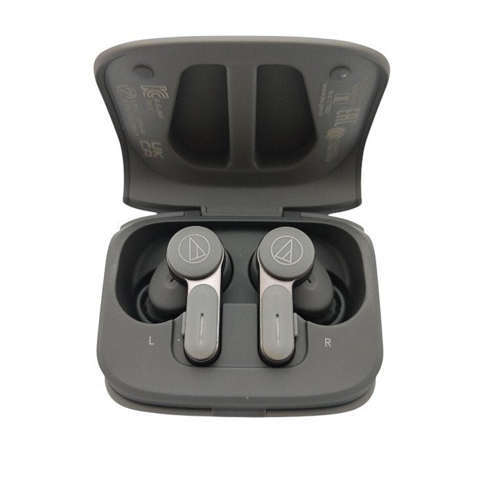 audio technica オーディオテクニカ bluetooth ノイズキャンセリング ワイヤレスイヤホン ATH-TWX7 GY 中古 H4