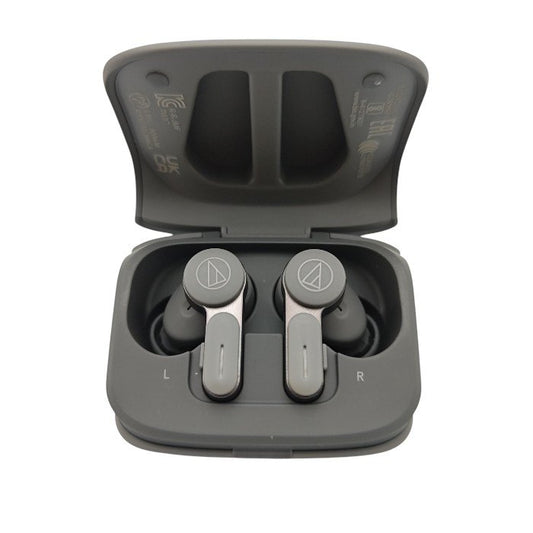 audio technica オーディオテクニカ bluetooth ノイズキャンセリング ワイヤレスイヤホン ATH-TWX7 GY 中古 H4