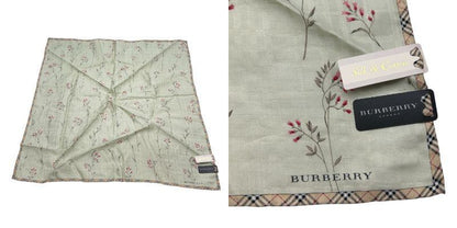 未使用品 バーバリー ピエールバルマン ヨシエイナバ ハンカチ 5枚セット BURBERRY PIERRE BALMAIN YOSHIE INABA シルク コットン 花柄 レース チェック 中古 W1