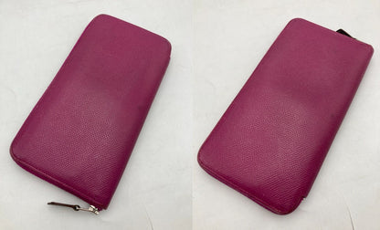 HERMES エルメス アザップ シルクイン ロング ラウンドファスナー長財布 ヴォ―エプソン 中古 D4