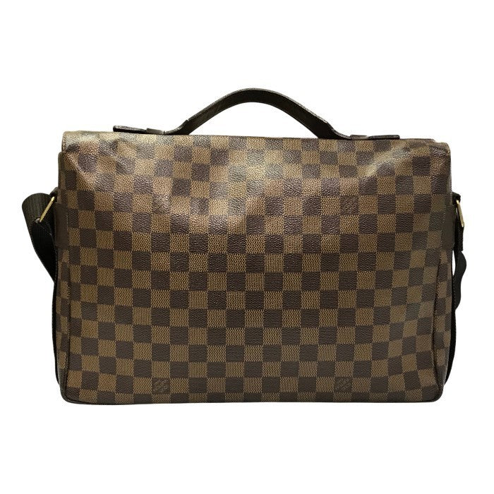 LOUIS VUITTON ルイヴィトン ダミエ エベヌ ブロードウェイ ショルダーバッグ メンズ 斜め掛けショルダー ビジネスバッグ ブラウン N42270 中古 T1