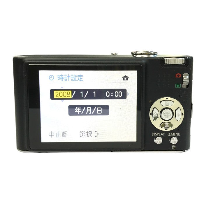 Panasonic パナソニック LUMIX ルミックス コンパクトデジタルカメラ エクストラブラック 光学4倍ズーム 広角25mm DMC-FX35-K 中古 T1