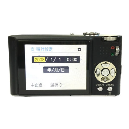 Panasonic パナソニック LUMIX ルミックス コンパクトデジタルカメラ エクストラブラック 光学4倍ズーム 広角25mm DMC-FX35-K 中古 T1