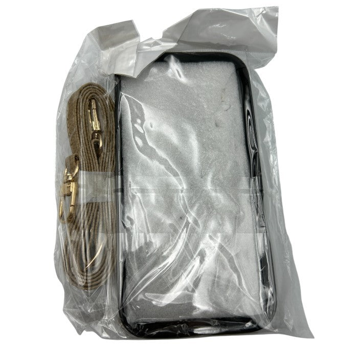 iPhone16 ショルダー付き レザー調 スマホケース ベージュ ブラック 水色 アイフォン16 スマホショルダー レディース かわいい 中古 W４