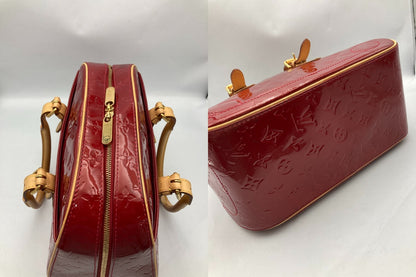 LOUIS VUITTON ルイヴィトン ヴェルニ サミットドライブ トートバッグ ポムダムール M93513 中古 D4