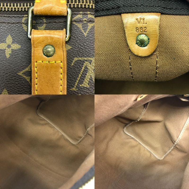 LOUIS VUITTON ルイヴィトン モノグラム キーポル 50 ボストンバッグ ユニセックス 定番 旅行鞄 M41426 中古 T1