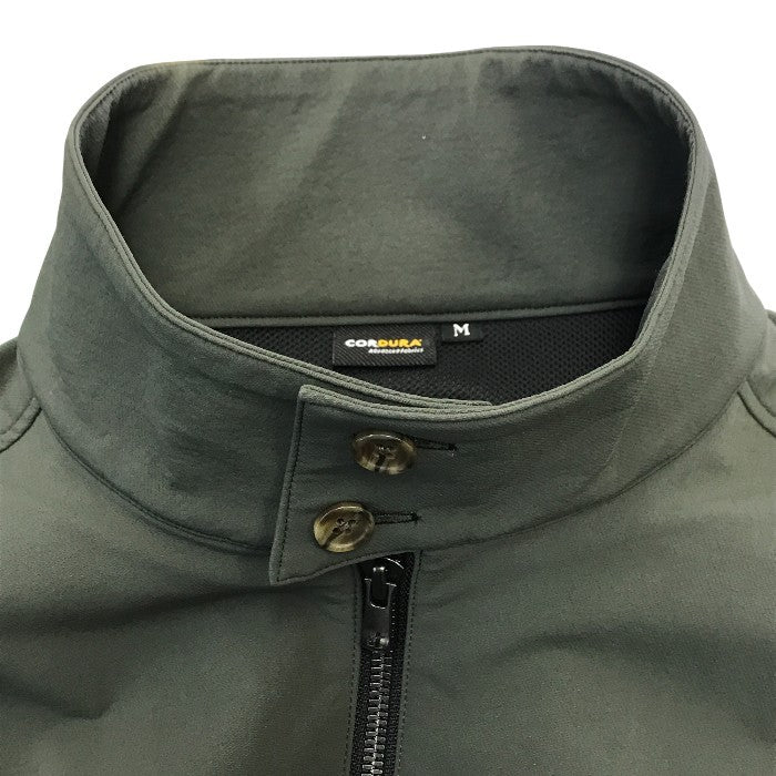 JapanMade屋 CORDURA ブルゾン メンズ ジャパンメイド屋 ジップアップ コーデュラ ナイロン カーキ Mサイズ 中古 T1