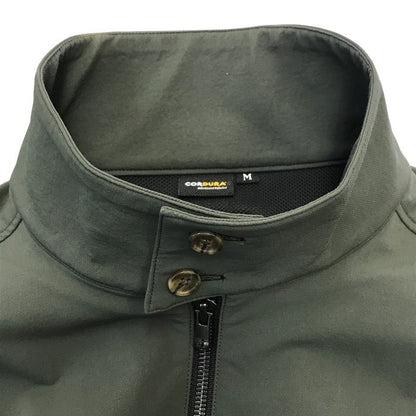 JapanMade屋 CORDURA ブルゾン メンズ ジャパンメイド屋 ジップアップ コーデュラ ナイロン カーキ Mサイズ 中古 T1