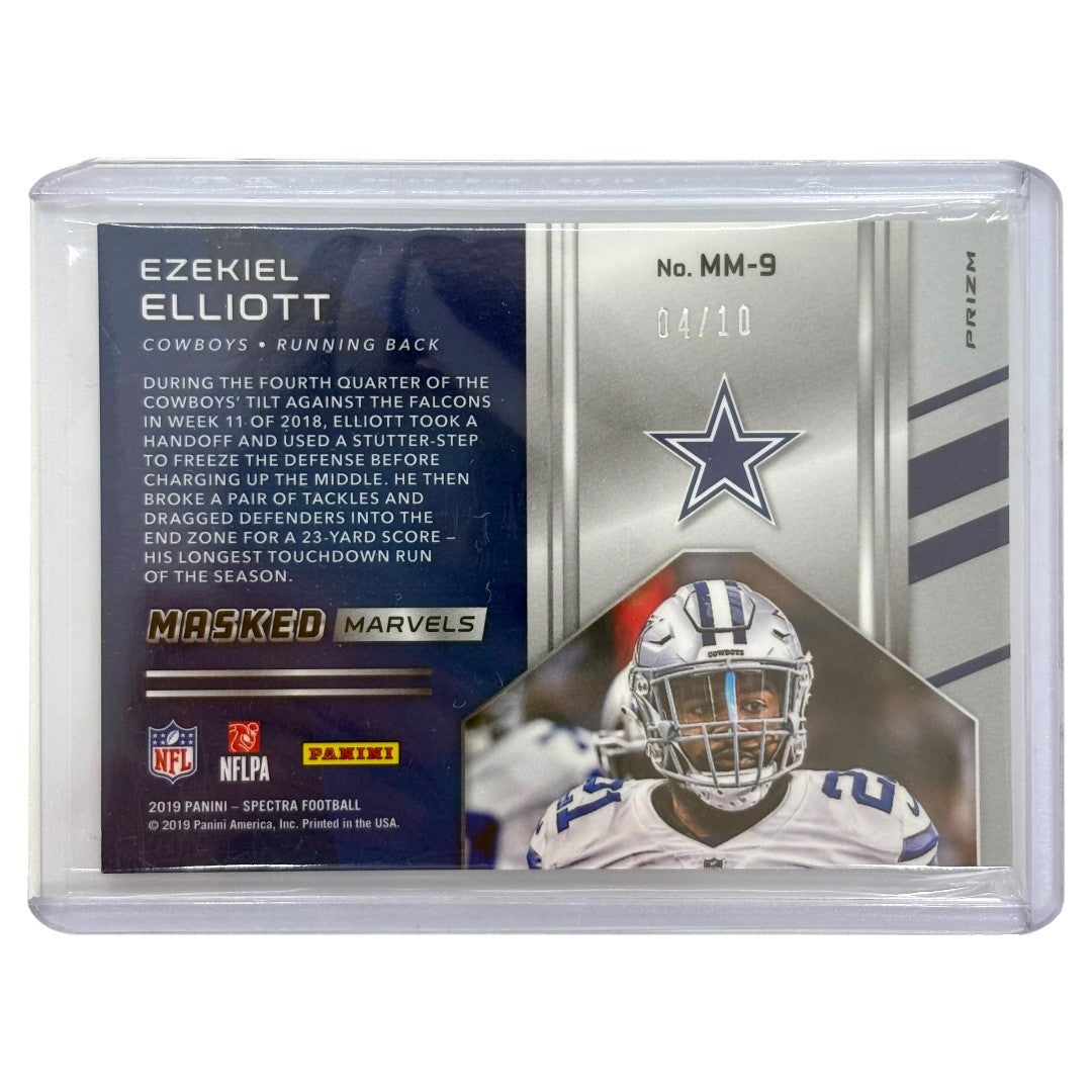 PANINI NFLカード SPECTRA PRIZM EZEKIEL ELLIOTT COWBOYS 04/10 #MM-9 中古 IT1