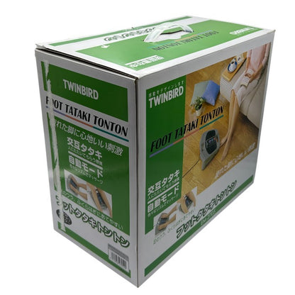 TWINBIRD ツインバード フットタタキトントン ライトグレー EM-2705GY 医療機器認証番号：220AGBZX00101A01 マッサージ機 家庭用 家電 足 ふくらはぎ 中古 W４