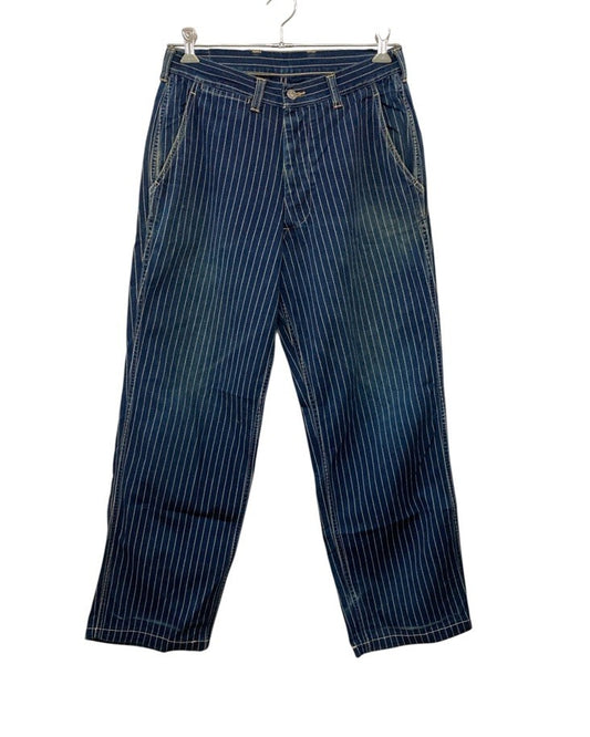 Bootleggers ブートレガーズ ヒッコリー ワークパンツ サイズ34×34 メンズ 中古 D4