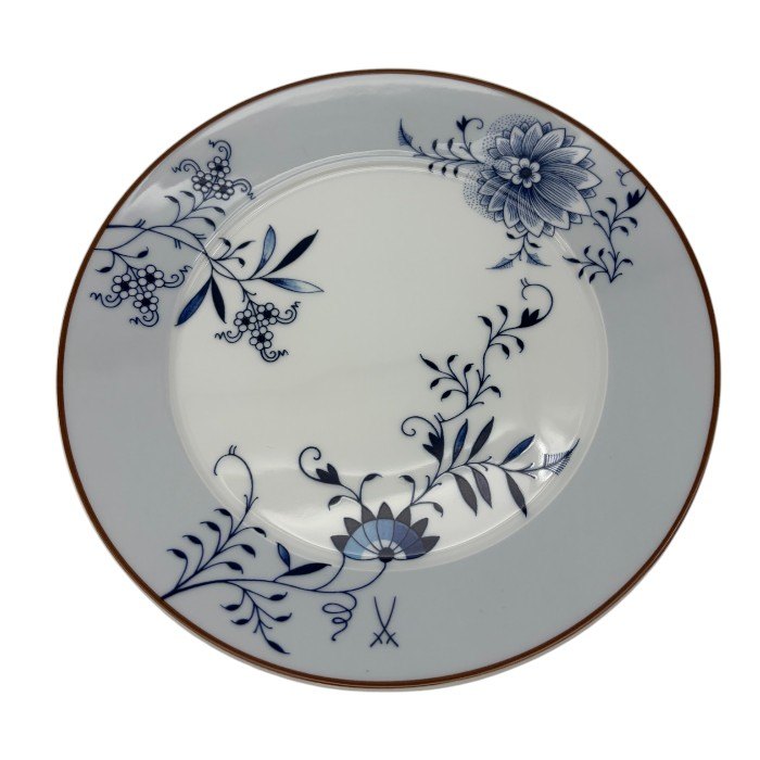 未使用品 MEISSEN マイセン お多福100周年記念 絵違い プレート 2枚 皿 洋食器 食器 希少 おたふく 中古 W1