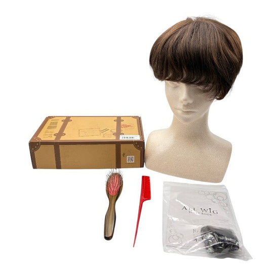julliaolger ジュリア・オージェ ラッカルショート M ナチュラルブラウン かつら フルウィッグ レディース おしゃれ 中古 W４